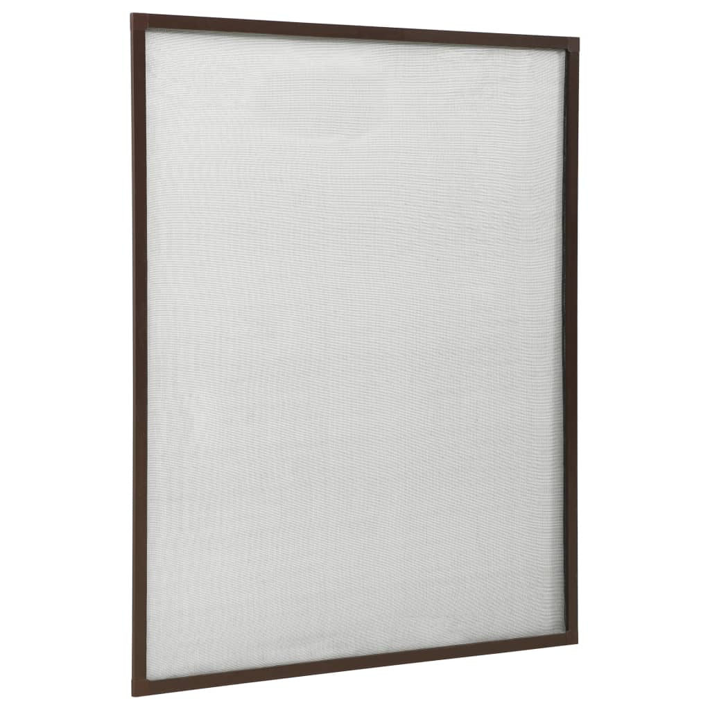 Insektenschutz für Fenster Braun 110x130 cm