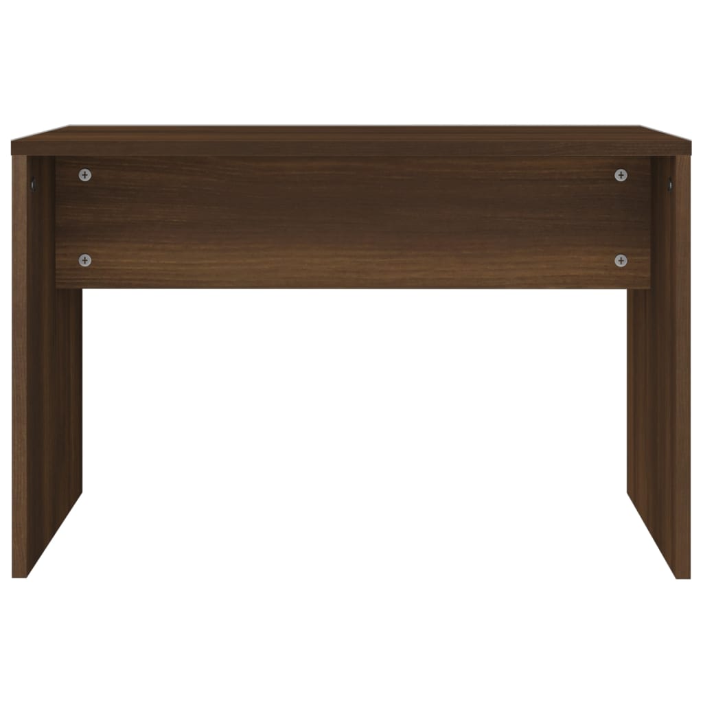 Dressing Table Set Brown Oak 86.5x35x136 cm