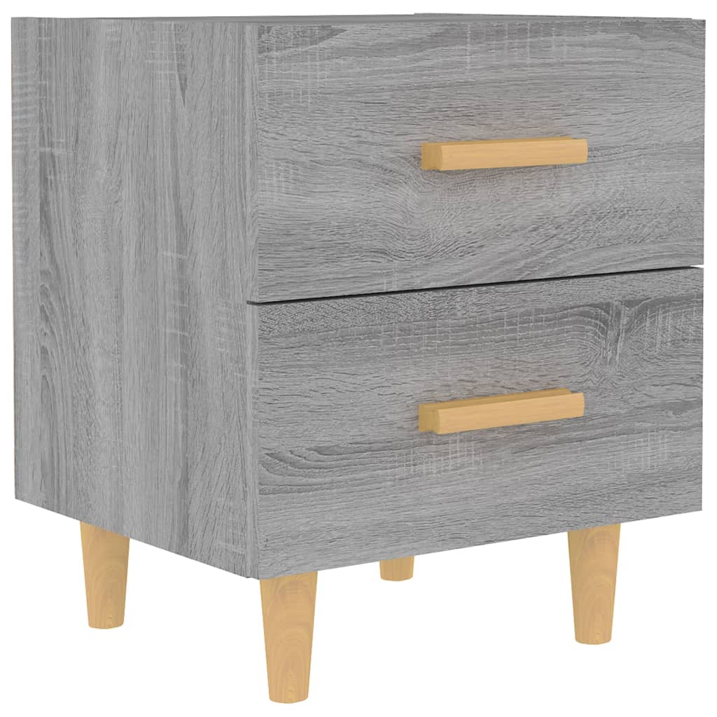 Bed Cabinet Grey Sonoma 40x35x47.5 cm