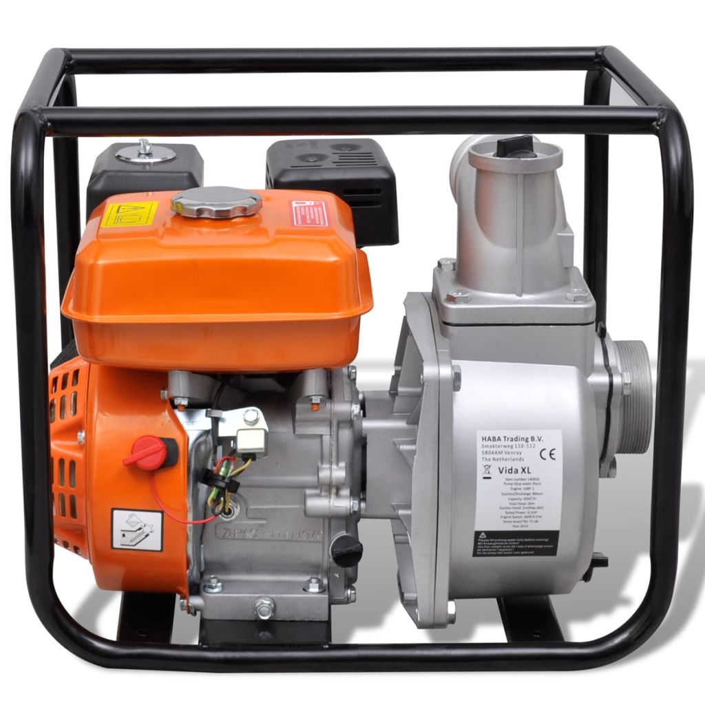 Petrol Engine Water Pump 80 mm Connection 4800 W