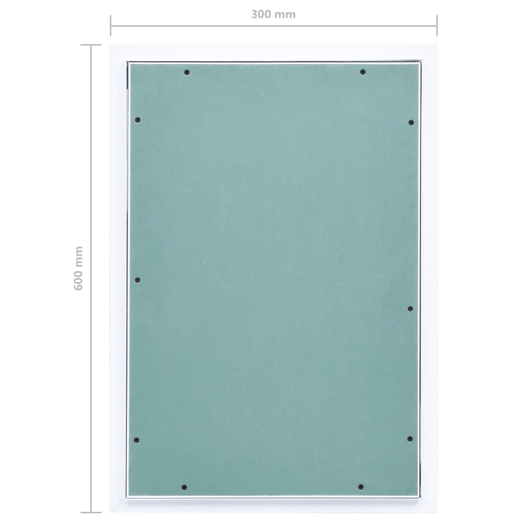 Access Panel with Aluminium Frame and Plasterboard 300x600 mm