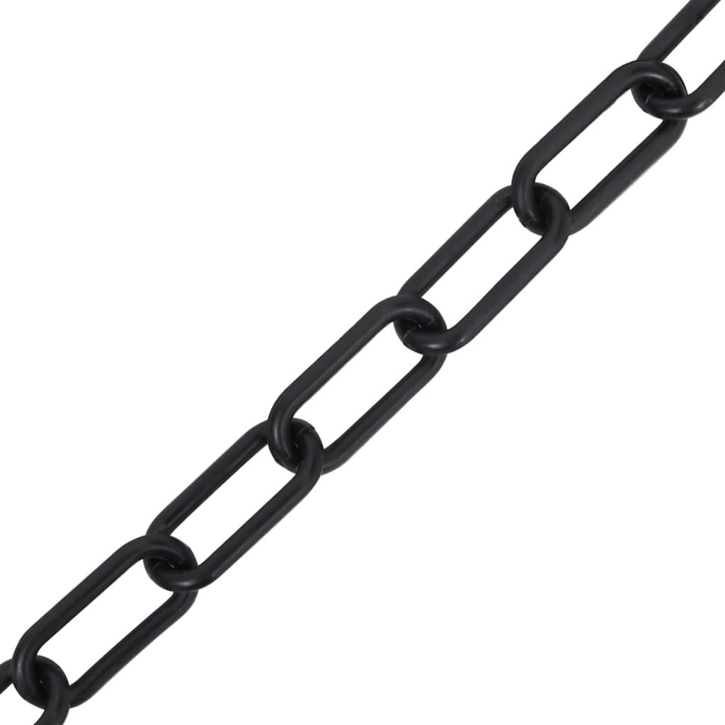 Warning Chain Black 100 m Ø4 mm Plastic