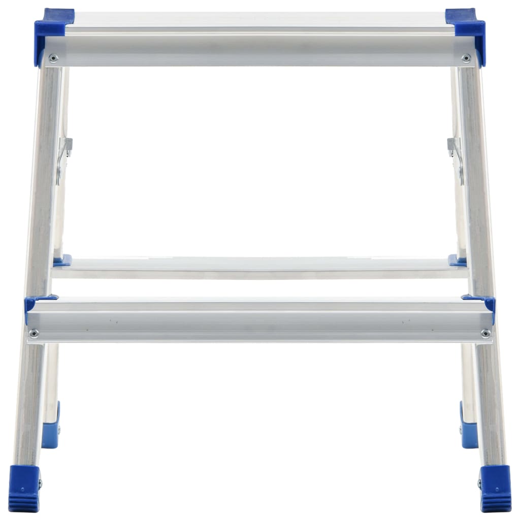 Aluminium Double-Sided Step Ladder 2 Steps 44 cm