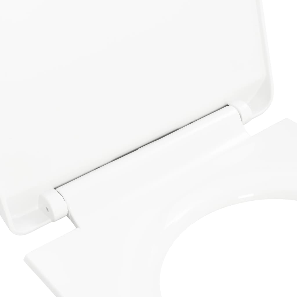 Abattant WC à fermeture en douceur Libération rapide Blanc