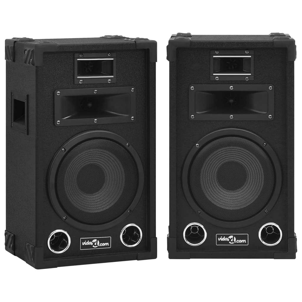 Professional Passive Hifi Stage Speakers 2 pcs 800 W Black