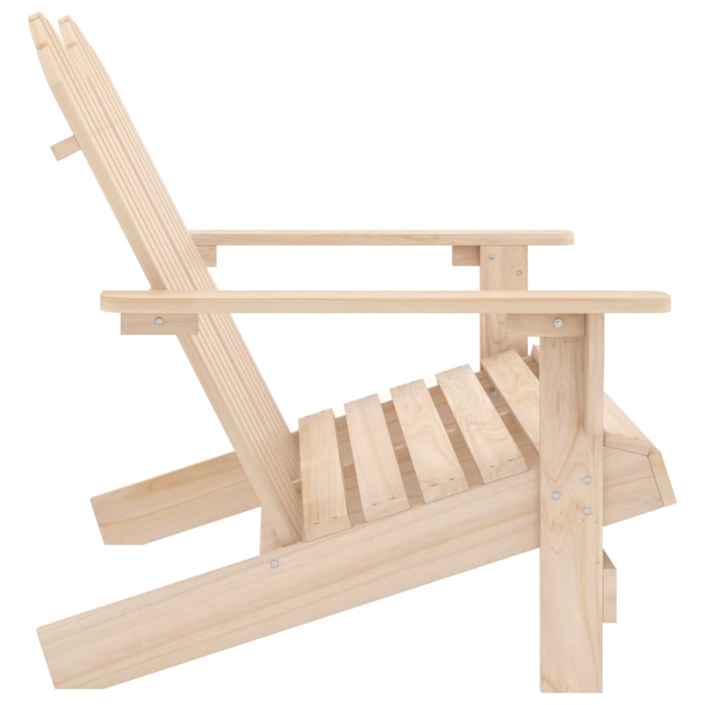 2-Seater Garden Adirondack Chair Solid Fir Wood