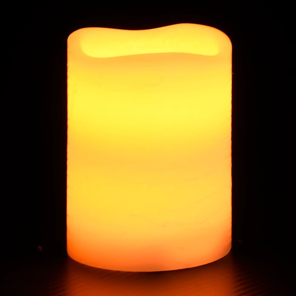 Bougies à LED sans flamme 24 pcs avec télécommande Blanc chaud