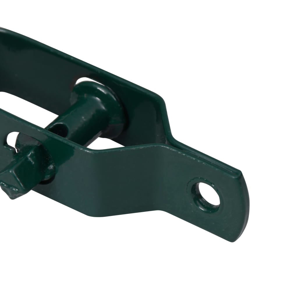 Fence Wire Tensioners 10 pcs 90 mm Steel Green