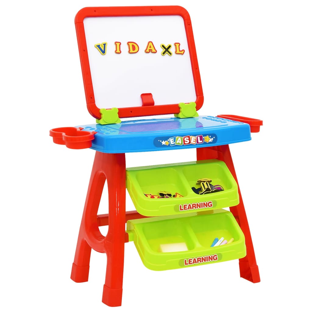 3-1 Children Easel and Learning Desk Play Set