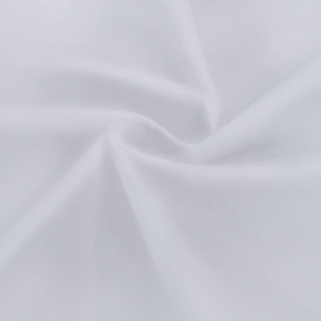 Drap pour lit 2 pièces Coton 146 x 260 cm Blanc