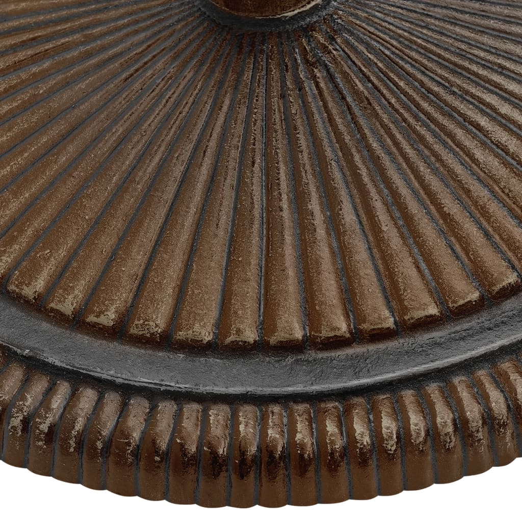 Sonnenschirmständer Bronzen 45x45x30 cm Gusseisen
