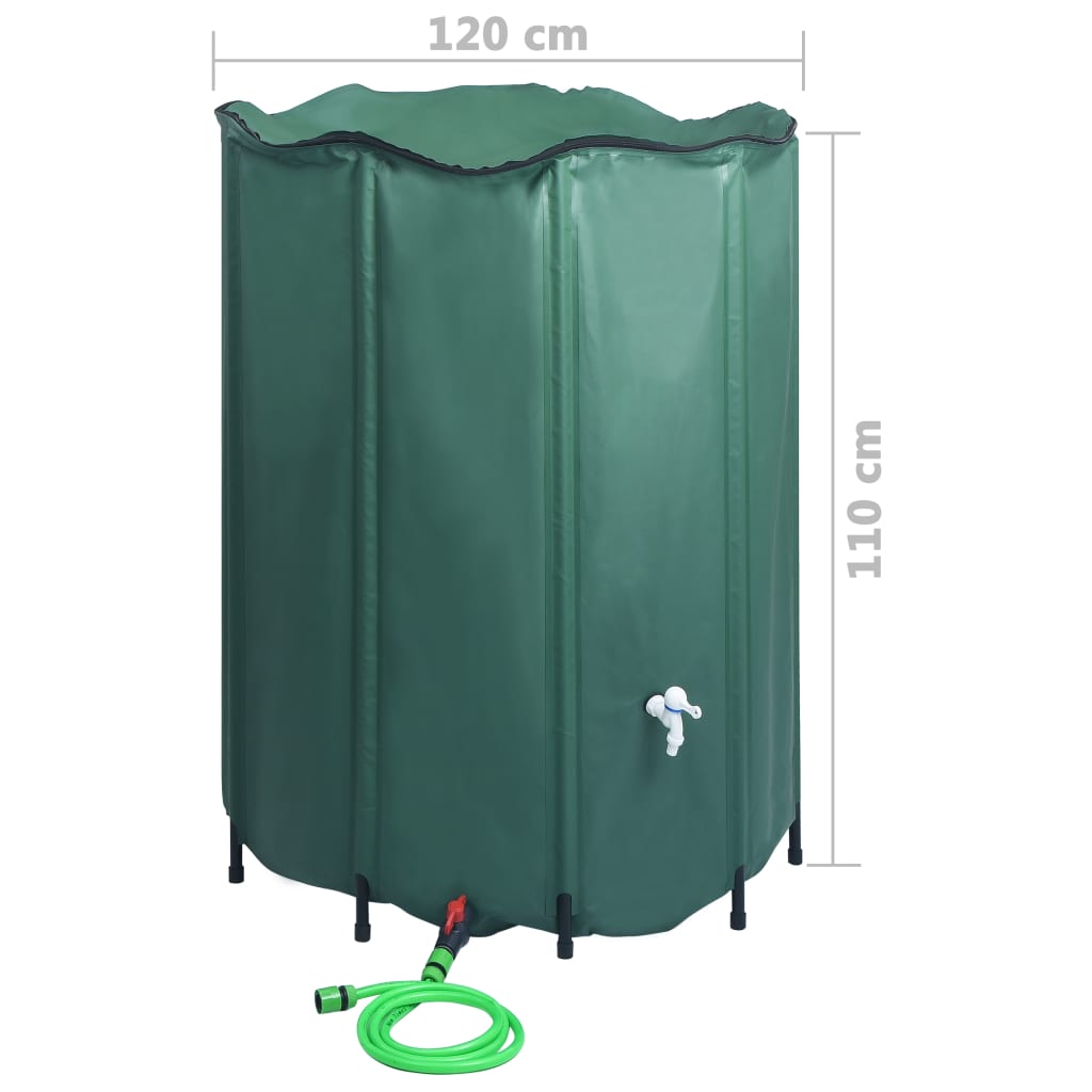 Collapsible Rain Water Tank with Spigot 1250 L