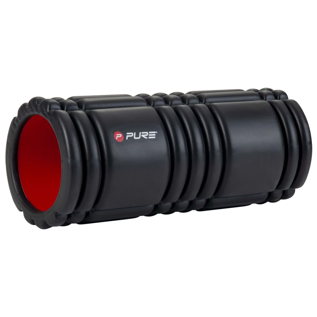 Pure2Improve Foam Roller Black and Red