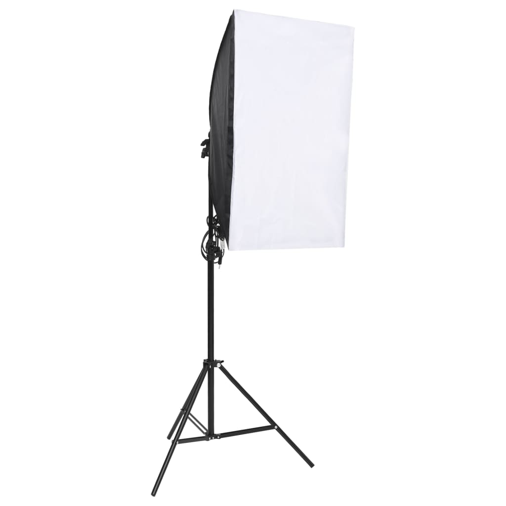 6 Piece Photo Studio Kit with Lighting Set and Softboxes