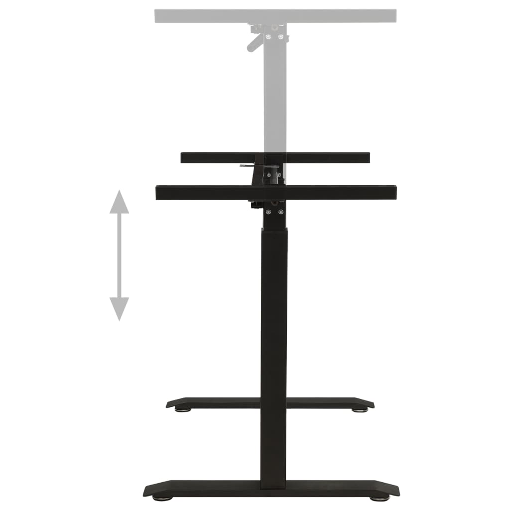 Schreibtisch-Gestell Manuell Höhenverstellbar Handkurbel
