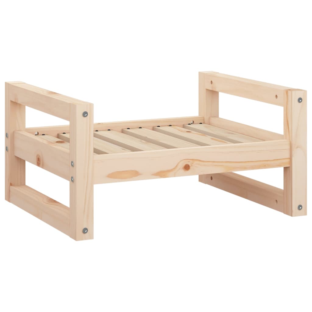Dog Bed 55.5x45.5x28 cm Solid Pine Wood