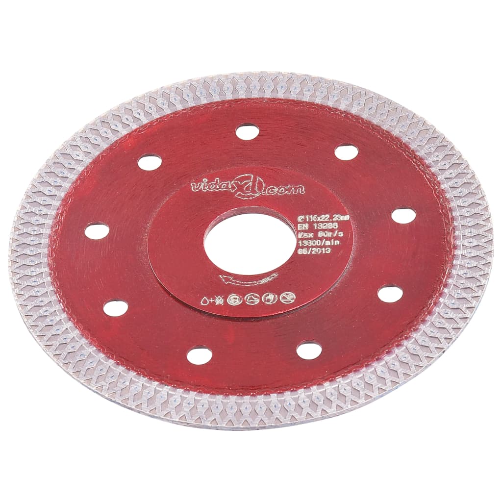 Diamond Cutting Disc with Holes Steel 115 mm