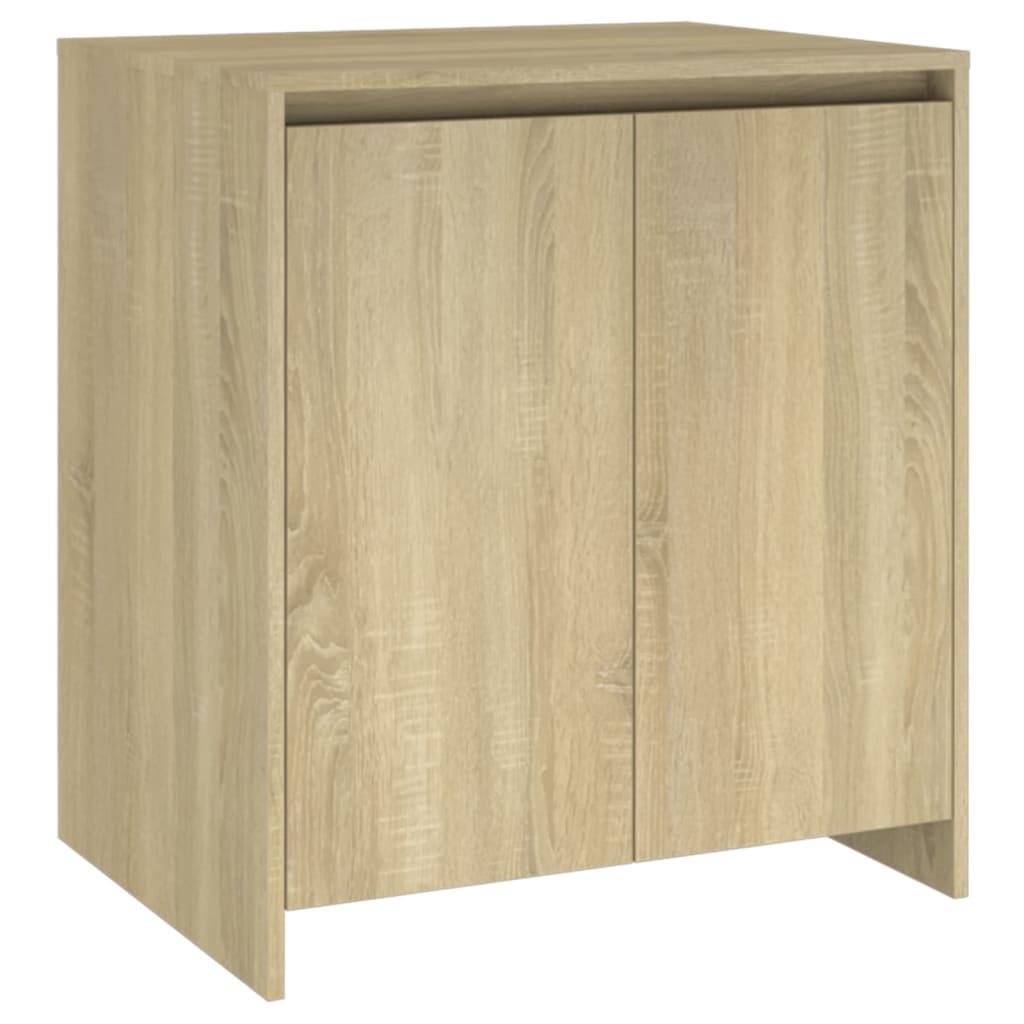 2 Piece Sideboard Sonoma Oak Engineered Wood