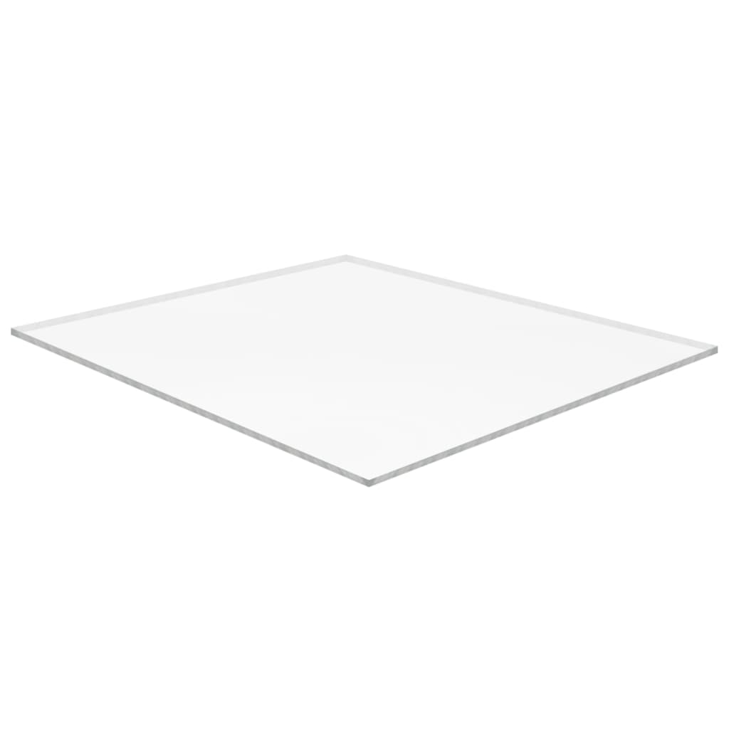 Clear Acrylic Glass Sheets 5 pcs 40x60 cm 2 mm