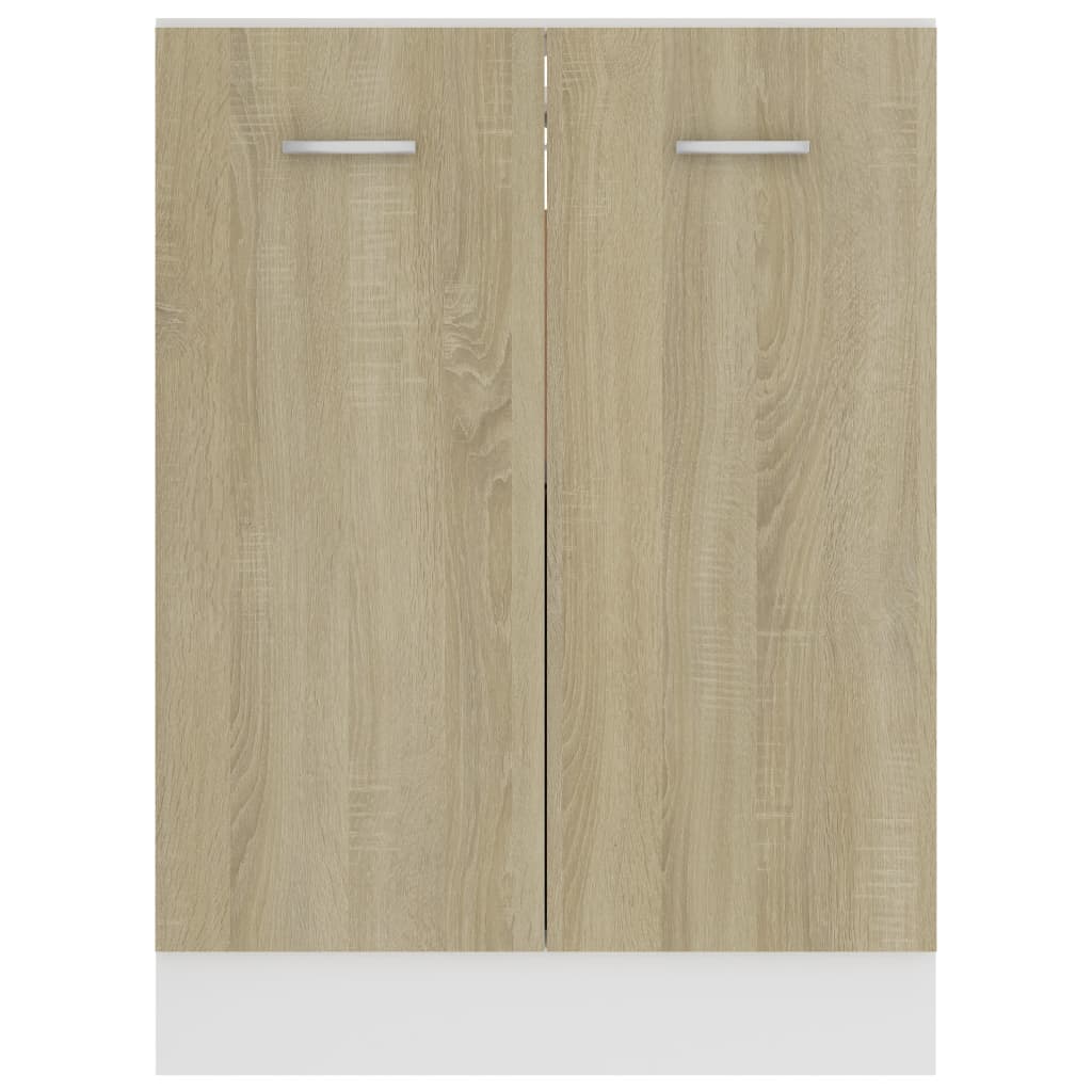 Bottom Cabinet Sonoma Oak 60x46x81.5 cm Engineered Wood
