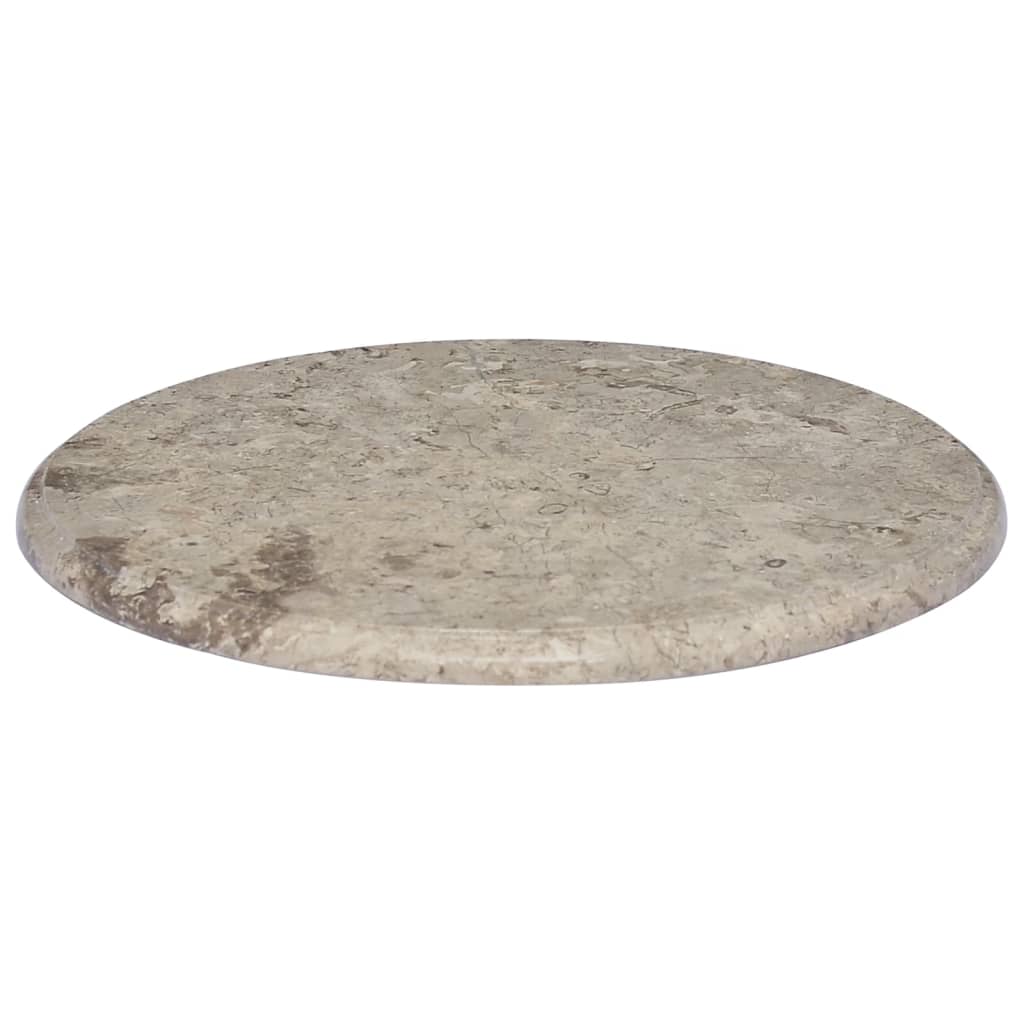 Table Top Grey Ø50x2.5 cm Marble