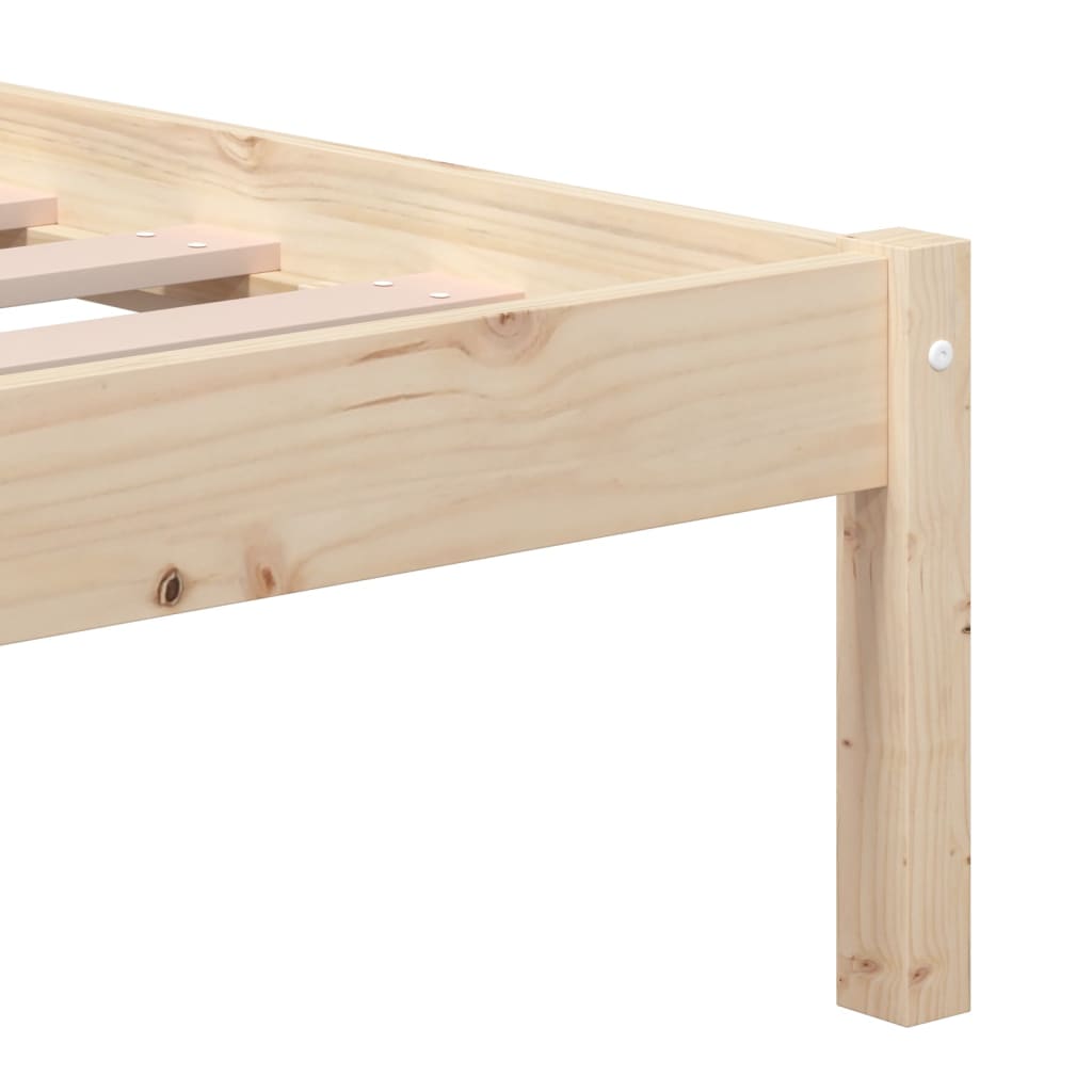 Bed Frame 180x200 cm Super King Size Solid Wood