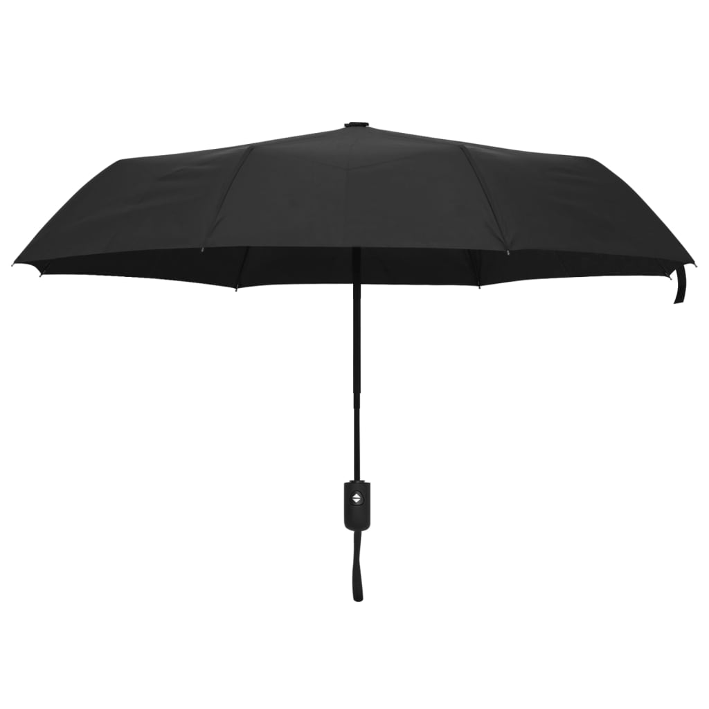Automatic Folding Umbrella Black 95 cm