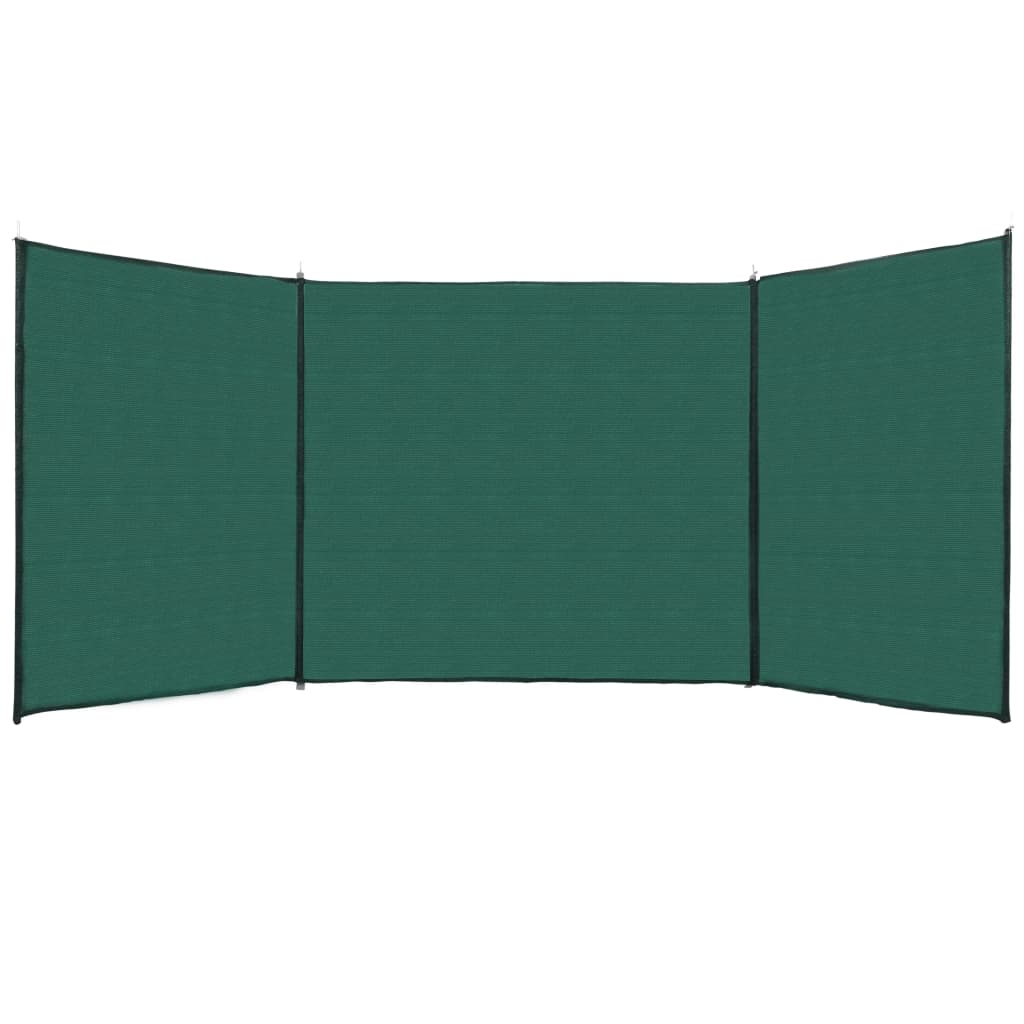 Brise-vue de clôture PEHD 150 x 450 cm Vert