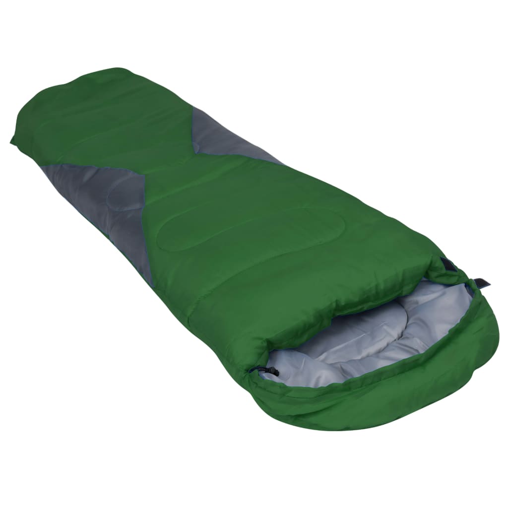Leichter Mumienschlafsack für Kinder Grün 670g 10°C