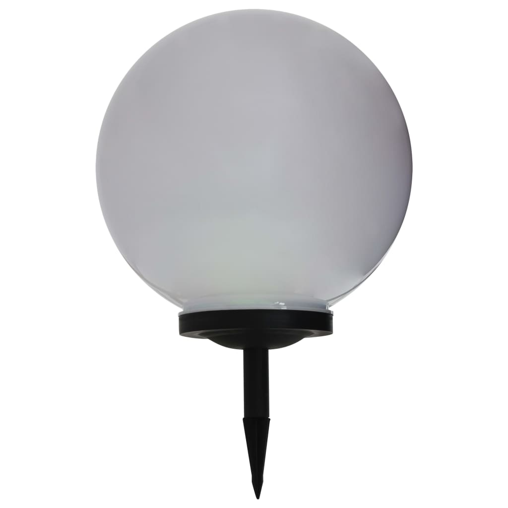 Aussen-Solarlampen 2 Stk. LED Kugel 40 cm RGB