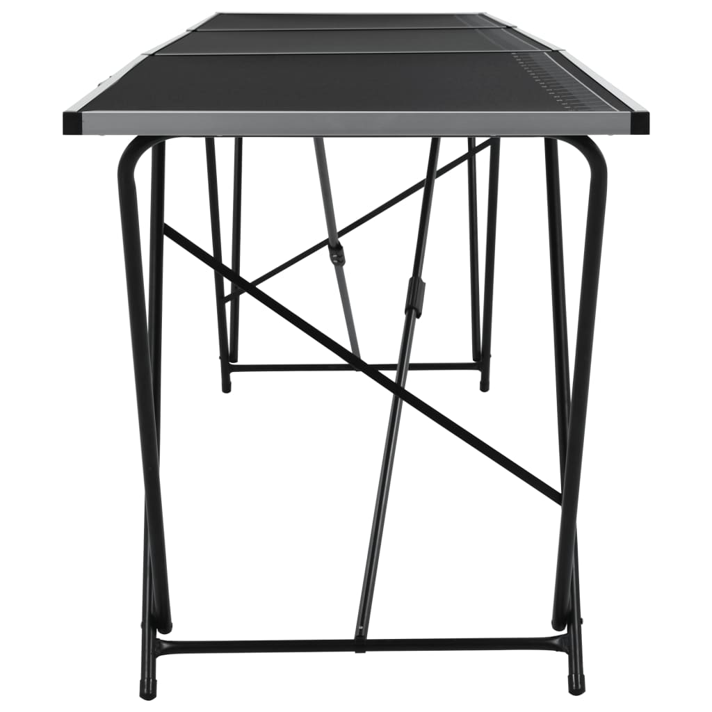 Table à coller pliable MDF et aluminium 300 x 60 x 78 cm