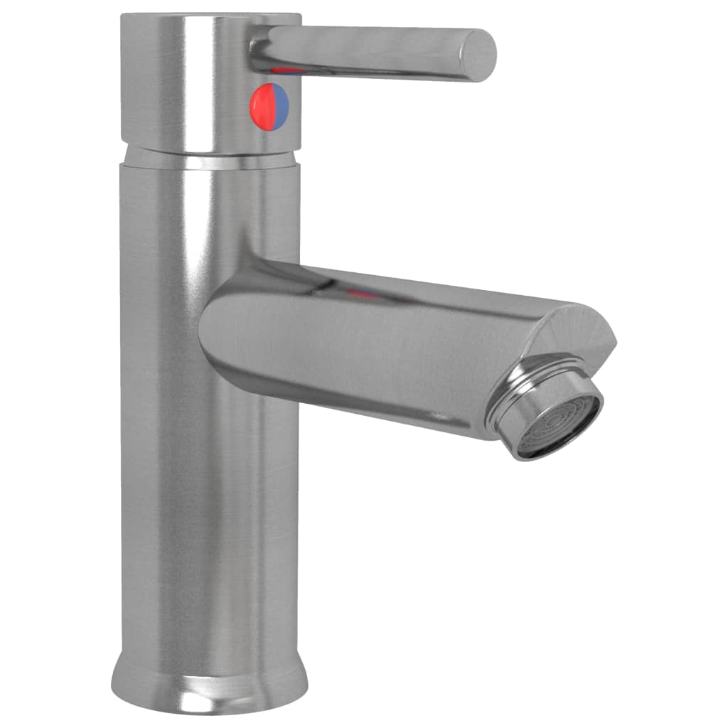 Bathroom Basin Faucet Silver 130x176 mm