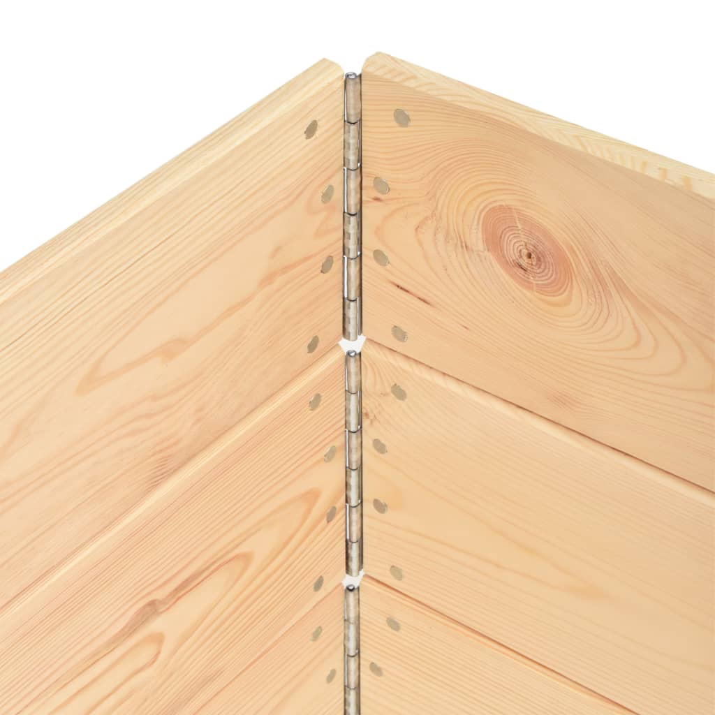 Paletten-Aufsatzrahmen 3 Stk. 50×100 cm Kiefer Massivholz
