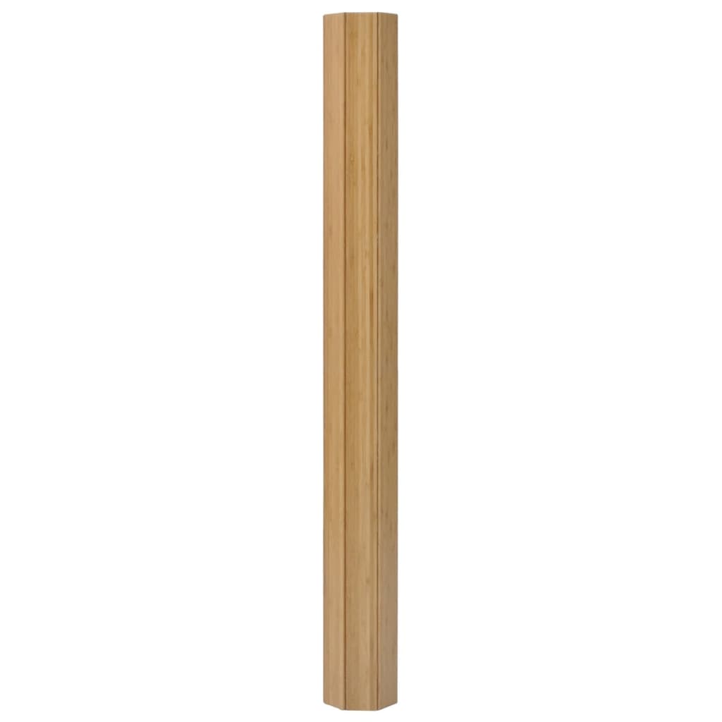 Stuhlunterlage/Bodenschutz Matte Bambus Natürlich 110x130 cm