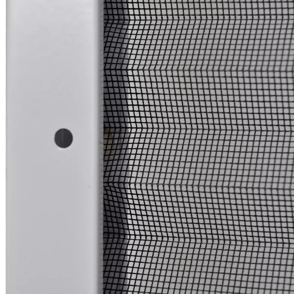 Insektenschutz-Plissee für Fenster Jalousie Aluminium 80x120 cm 