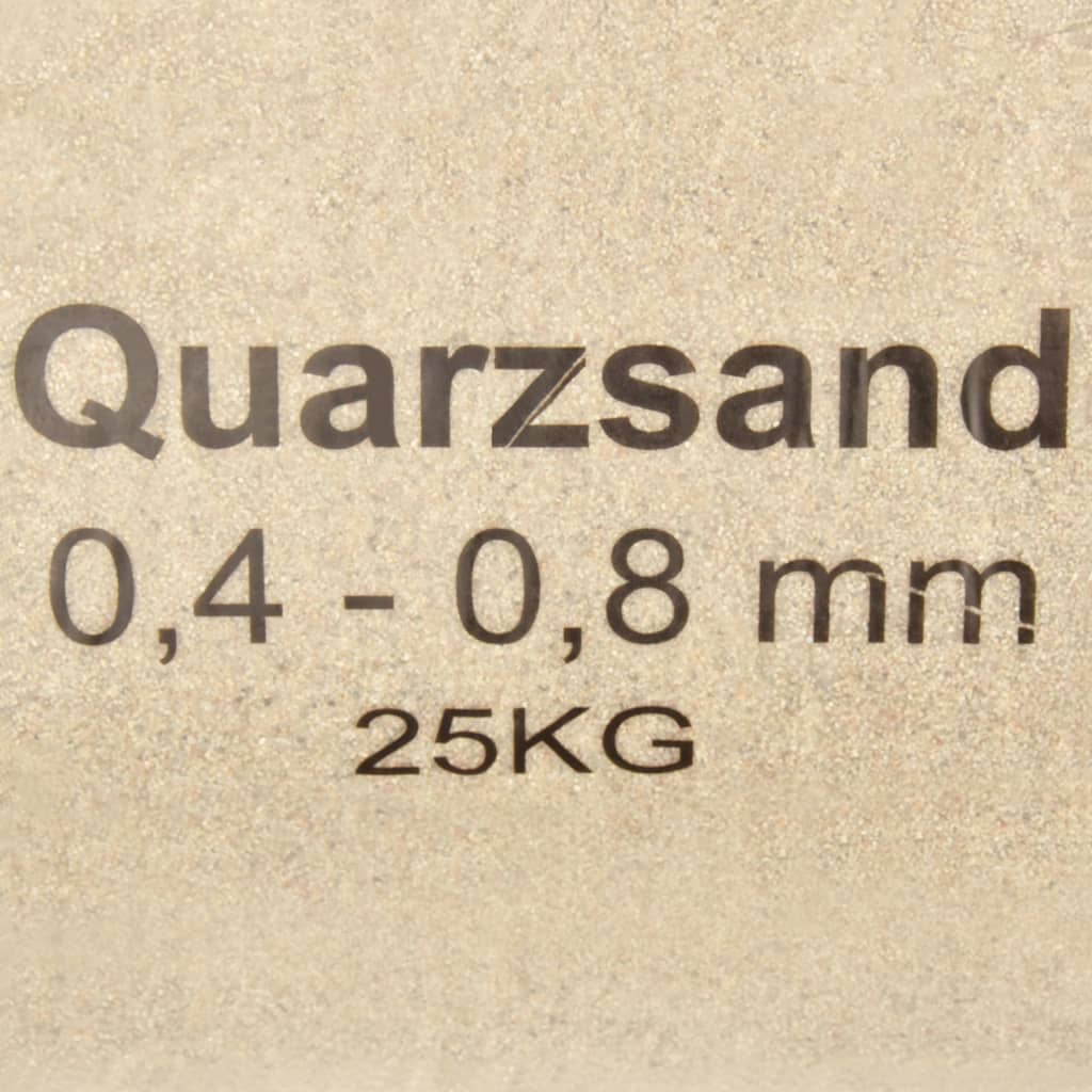 Filtersand 25 kg 0,4-0,8 mm