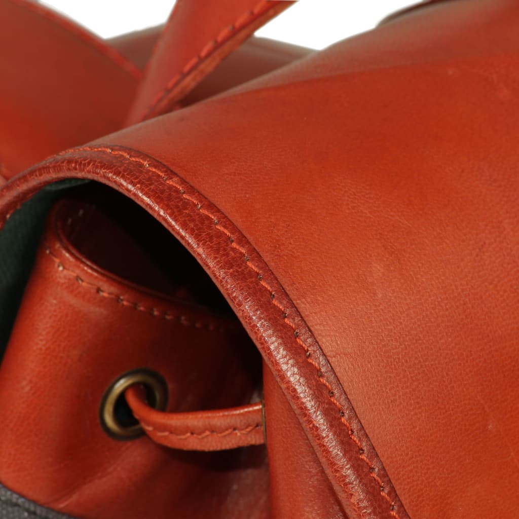 Backpack Real Leather Tan