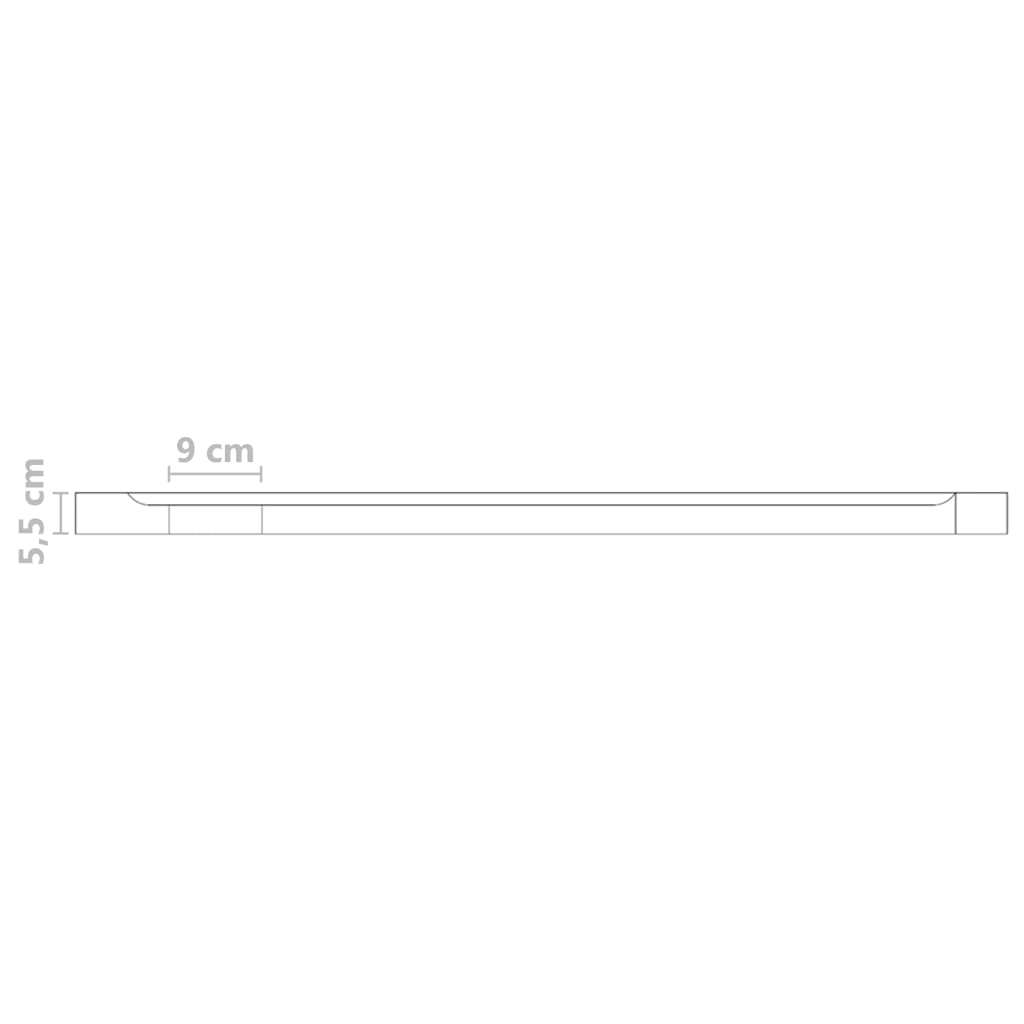 Duschwanne ABS Weiss 70×100 cm 