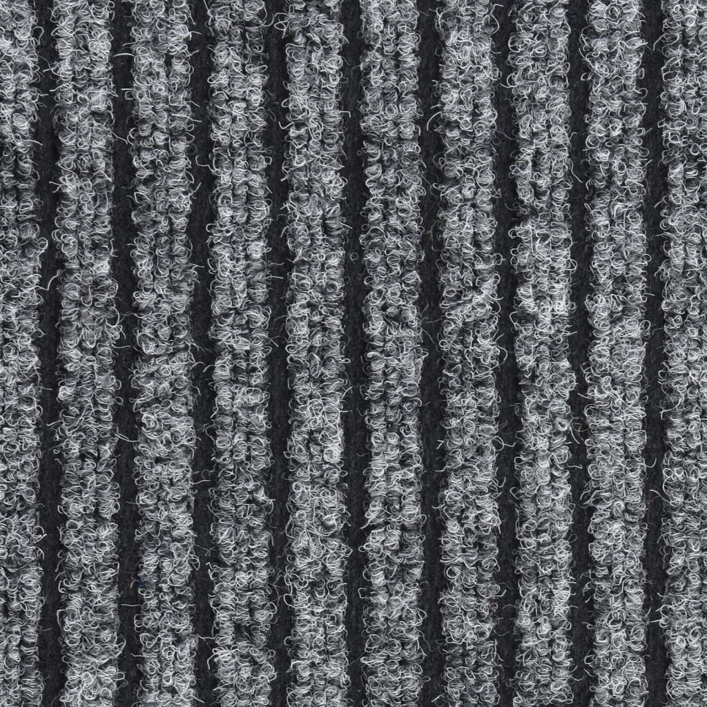 Fussmatte Gestreift Grau 60x80 cm