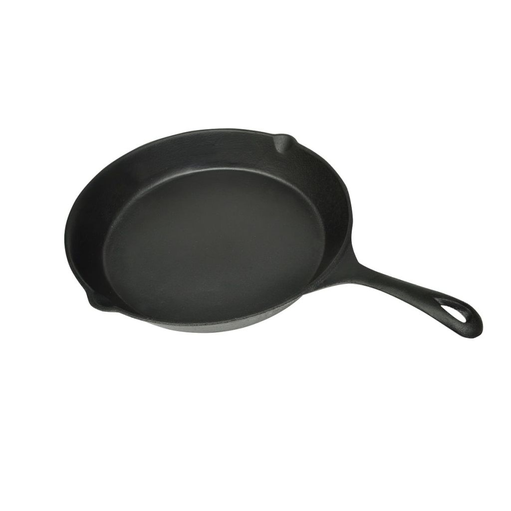 Grill Fry Pan Cast Iron 30 cm Round