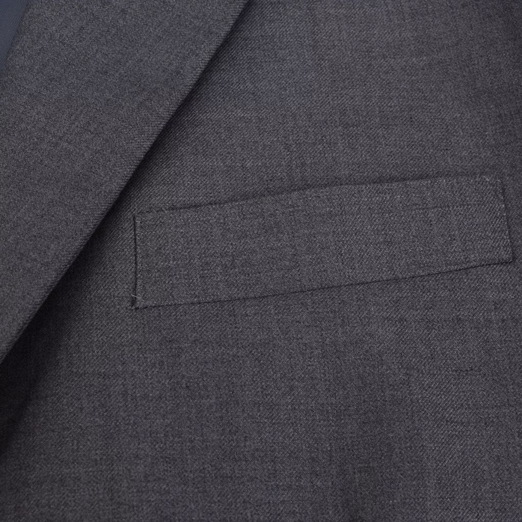 2-tlg. Business-Anzug für Herren Grau Gr. 46