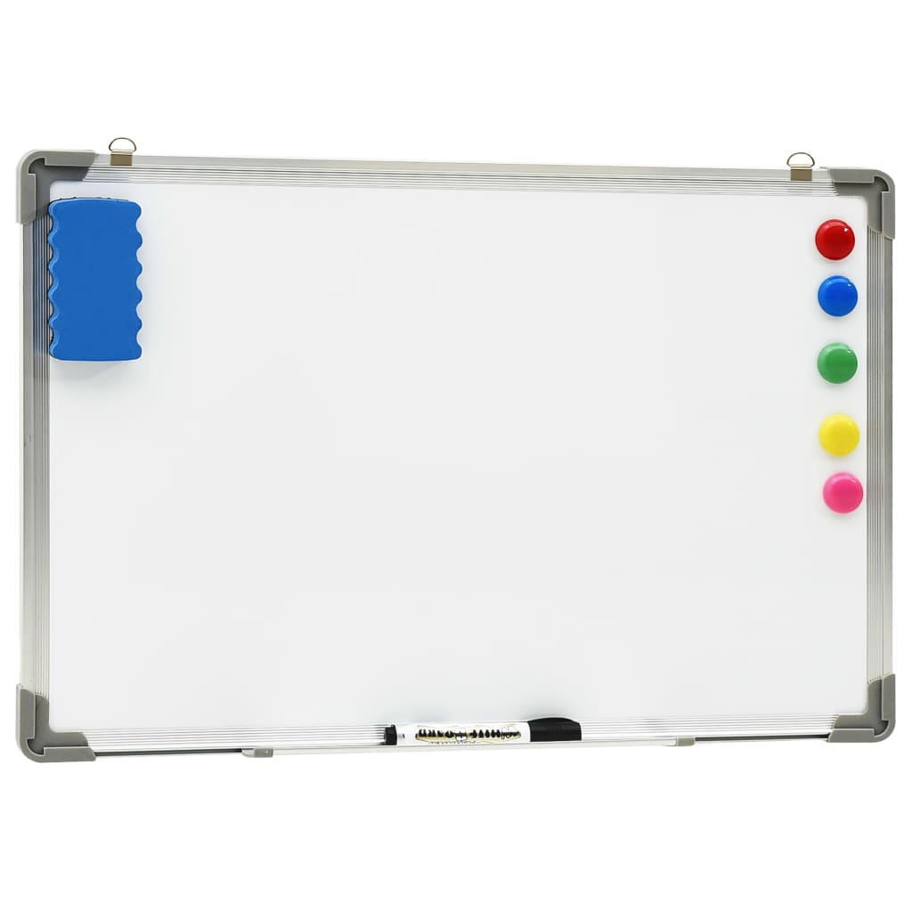 Magnetic Dry-erase Whiteboard White 60x40 cm Steel