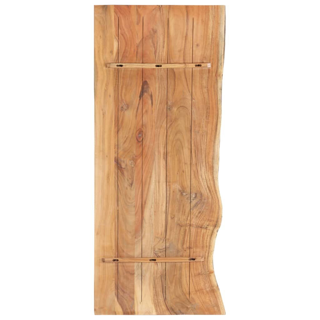Badezimmer-Waschtischplatte Massivholz Akazie 140x55x3,8 cm