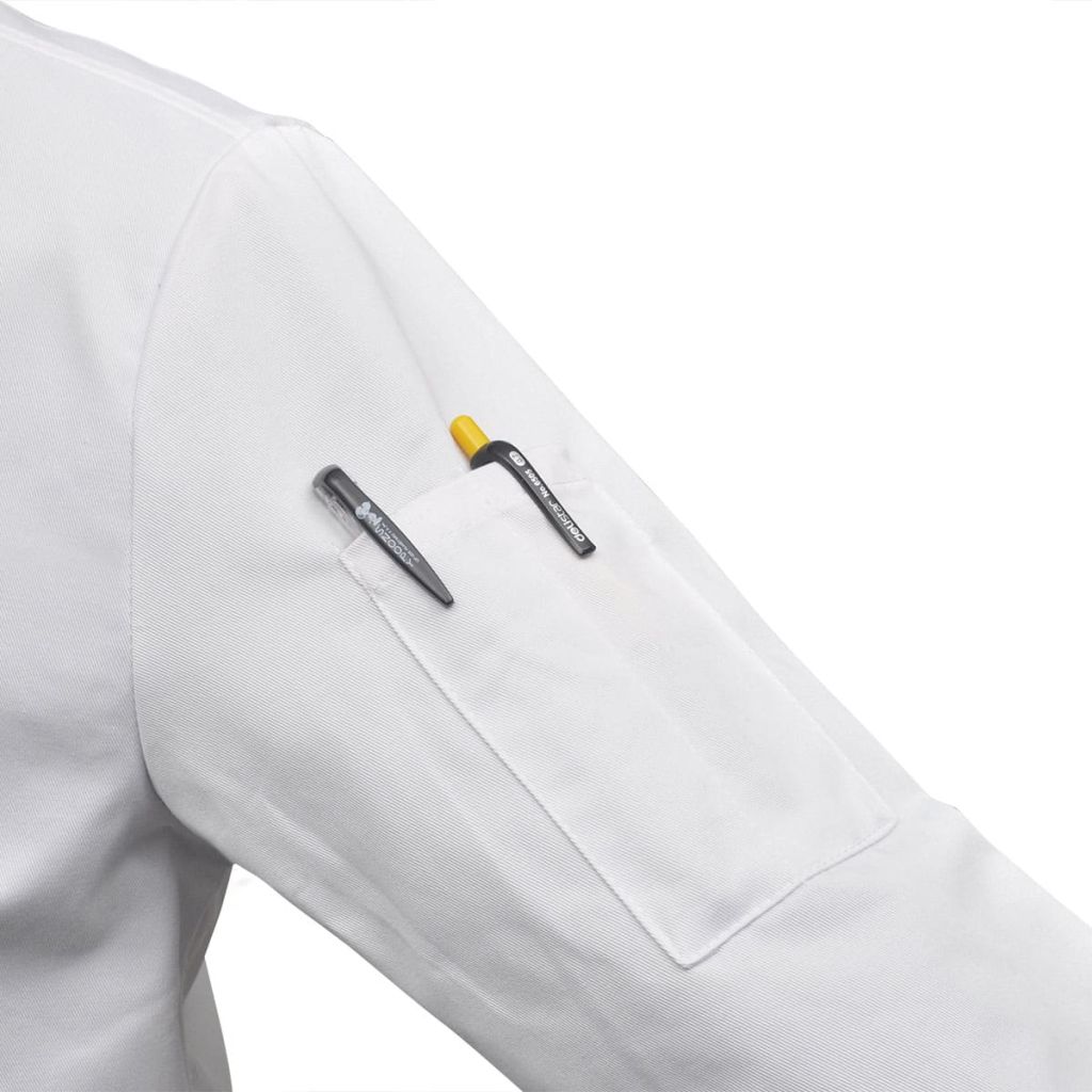 Chef Jackets 2 pcs Long Sleeve Size XL White