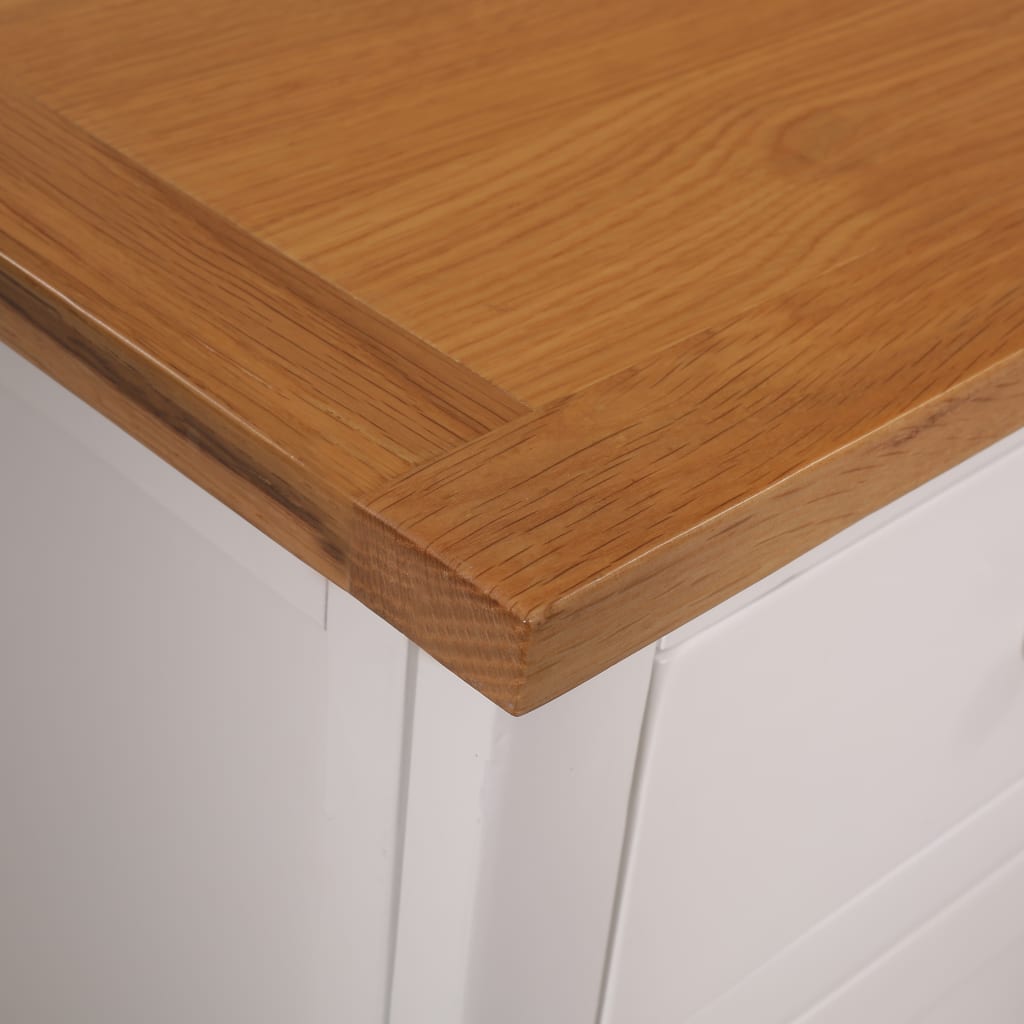 Sideboard 110x33.5x70 cm Solid Oak Wood