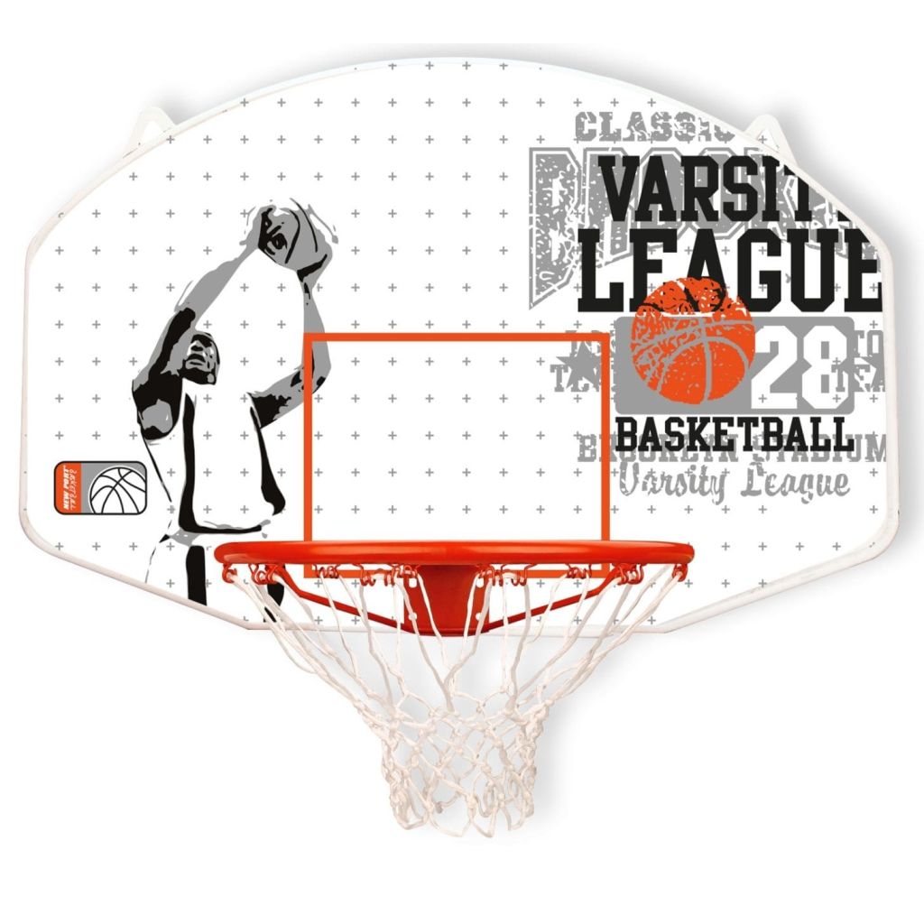 New Port Basketball Backboard with Ring Fibreglass 16NY-WGO-Uni