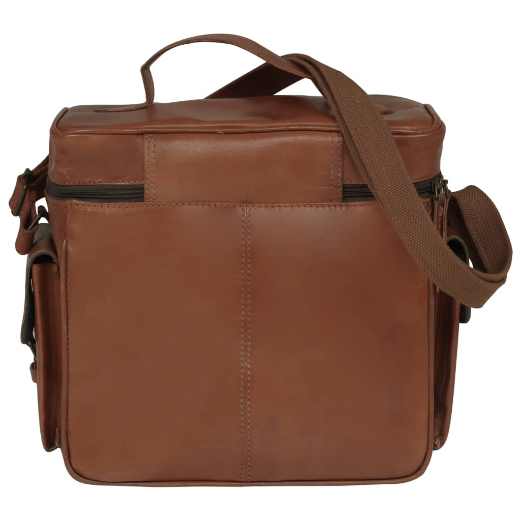 Camera Bag for DSLR Real Leather Brown