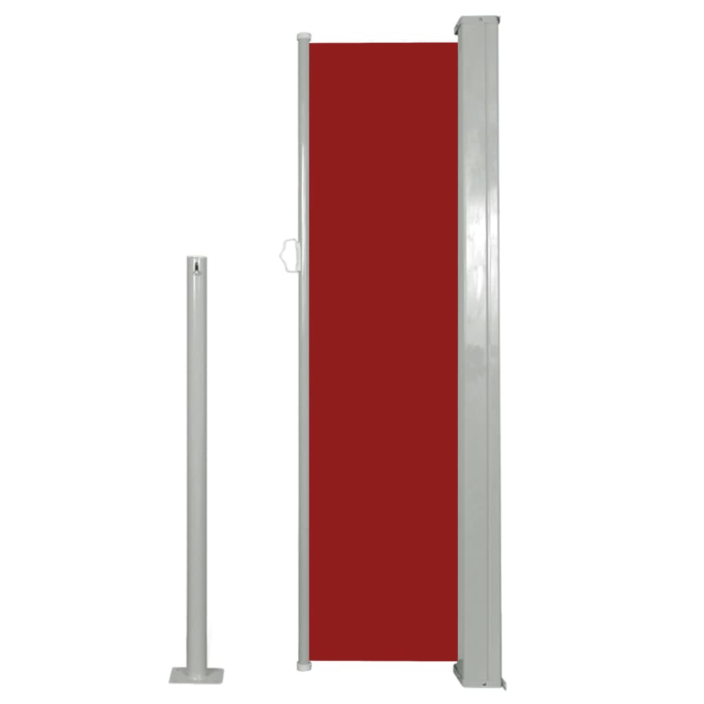 Ausziehbare Seitenmarkise 120x300 cm Rot