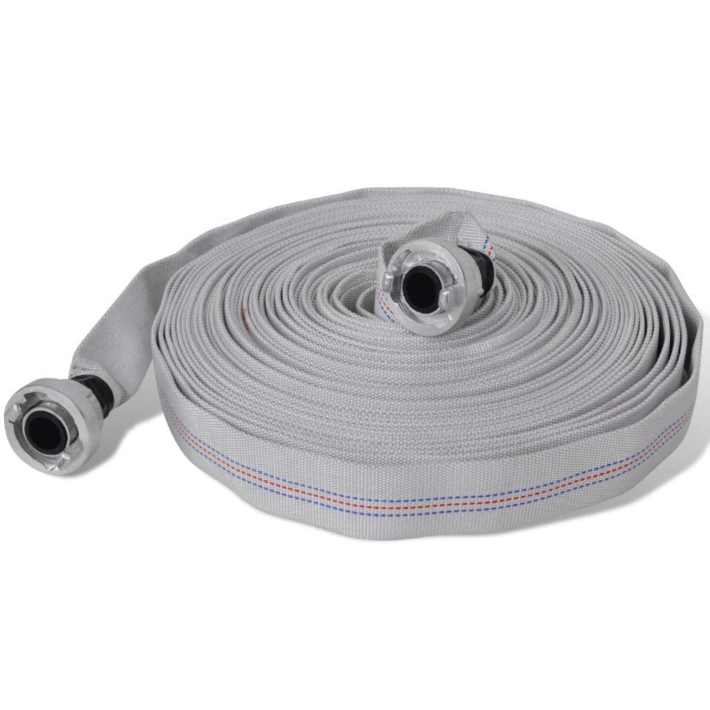 Fire Hose Flat Hose 20 m with D-Storz Couplings 1 Inch