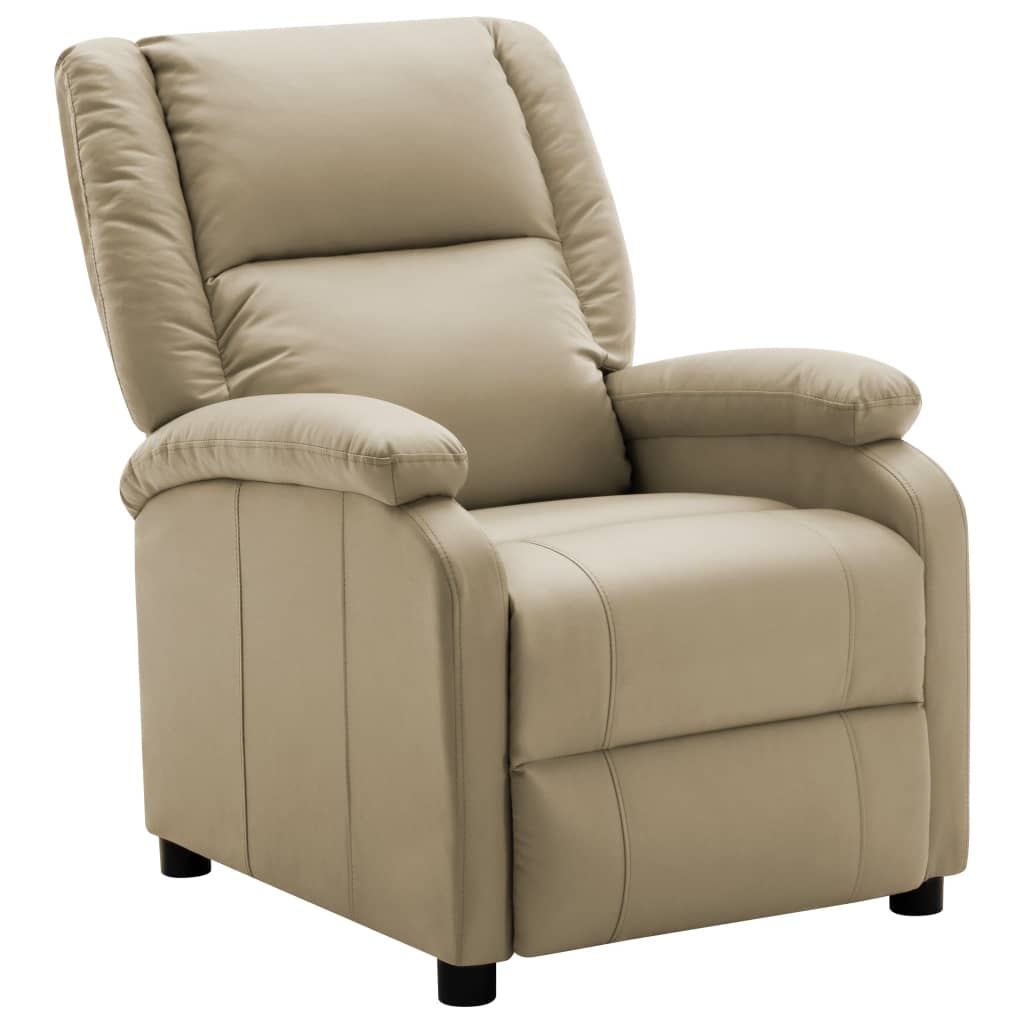 322442 Recliner Cappuccino Faux Leather